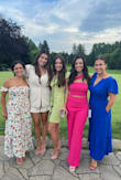 I wore it to a country club golf invitational dinner and received many compliments! I did have to get the pants tailored as they run long, but the top and waist fit great! Color was beautiful too! - Alicia I.