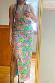 Love this outfit, the colors are very vibrant. Material is very light weight & comfortable. - Farrie A.