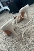 This shoe was extremely uncomfortable. There's no support of the ankle which causes you to stumble like a newborn deer. Design is beautiful but it's very cheaply made, and the heel feels like it's about to break off. - Jasmin P.