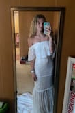 I love everything about this dress! Was a little tight zipping up the side but wouldn't change the size! I can't wait to wear it for my rehearsal dinner!! - CHARLEIGH H.