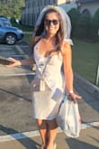If you're looking for the perfect dress for your bachelorette party, stop looking and buy this dress right now. Seriously. I used to be hesitant to wear white (and form fitting clothing) but when I tried this dress on, I got those magical vibes you get when you find your perfect wedding dress. It fit me like a glove! Both the length and fit were perfect and I felt like a total queen! I want to have another reason to wear this dress asap. - Angelina T.
