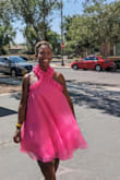 OMG, this pink dress was EVERYTHING. So much fun, very flattering, flirty, feminine, sexy, and Sunday brunch with mimosas appropriate! - Mia J.