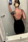 This is a date night type of dress, it hugs your curves perfectly and the detail in the back is what sold me.  I have wide hips so body-con-type dresses have always made me look odd but this one hides all of that. I'm smaller up top and this dress does have extra room for the ladies that I don't need, but it does have adjustable straps. Very happy with my purchase. Also, customer service was very accommodating for my original order got lost and they sent a replacement that got to me quickly. - Sherera B.