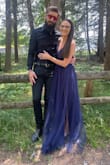 I wore it when we got married and I absolutely loved it I felt like a princess! It was a little bit long but I wore heels so it wasn't that bad! - Donna P.