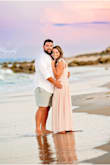 This dress was perfect for our family pictures on the beach. Will definitely re-wear to a wedding, as it also makes for the perfect wedding guest dress. I had to have a few inches hemmed since the pictures were taken barefoot. Good quality & material. Fits tighter in the bust, I am a true 36B & it was very fitted over the bust area. Very elegant and classy. I highly recommend this dress! - Sarah V.