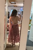 This dress is adorable and perfect for summer weddings, plus I dont have to get it hemmed. I love the open back! - Jenna S.