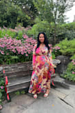 Originally, I ordered a M, but I had to change it to L just because my breasts are big and the dress was too small for it. The dress is beautiful, ideal for the occasion (summer wedding). I received a lot of compliments. I will definitely order the other color. - Frenchy T.