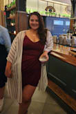 No bra or Spanx were necessary for this dress! It was so comfortable and flattering for my body shape. Absolutely perfect for a summer event. - Cassie B.