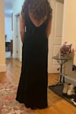I am usually between a small and medium (I tend to go for medium my boobs are just small so it's awkward) but the small fit me perfectly! Material was so soft and seemed good quality, it's a classic dress and I love the color! Sorry, the pics are stupid, I forgot to take some at the event lol. - Katrina R.