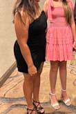 I ordered this dress to wear to my son's rehearsal dinner. I waited till the last min and to decide on a dress. I placed my order
It was delivered on time and fit perfectly. The dress was not only comfortable but looked and made me feel beautiful as well! - Karen H.