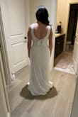Liked so many things about the dress but decided I wanted to show less cleavage and more leg. - Adrienne N.