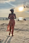 Absolutely loved this light weight material and used it as a beach cover up/ vacation outfit. Exciting colors that photograph well. Comfortable and breezy! - Rebekah A.