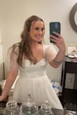 I wore this dress for my bridal shower, rehearsal dinner, and as my outfit change for my wedding. Every time, I felt feminine, comfortable, and beautiful. - Emilee B.