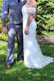 The dress was comfortable and flattering. Everyone thought I spent thousands on my dress. I highly recommend Lulus! The return process is easy. I ended up trying 4 different dresses. This was the last one and I said yes to the dress. Thank you, Lulu's! - Abigail M.