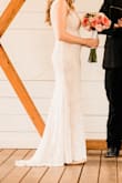 Of all the dresses I ordered, this one zipped and fit perfectly and looked amazing with boots. It was perfect for our elopement and I highly recommend! - Alicia B.
