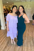 I originally wanted a similar dress in Marigold but it wasn't available. I'm not disappointed in my second choice. It was a great dress. I'm tall so the length was perfect. - Veronica O.