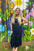 I ordered this dress for a formal wedding I was attending, and I loved it!! I got so many compliments on it as well. I would suggest having someone help you with the straps so that they are not uneven, but other than that it fits perfectly! - Abbie B.
