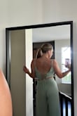I absolutely love this!! I got it for a couple of backyard weddings I have this summer, the pants are quite long so I'm going to go and get it hemmed but fits great otherwise! - Breanna H.