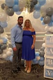 This was the PERFECT dress for my baby shower! I am usually an XS but sized up to a M to fit the belly and there was still plenty of room! This dress was unbelievably comfortable and I plan on buying it in every color. You can dress this up or down! I got so many compliments on the color! - Jessica S.