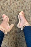 Love the look and fit but the heel completely broke off the 2nd time I wore them. - Ruthie W.