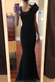 I purchased this dress based upon wonderful reviews, for a black tie wedding event. It was a bit long, but that was no problem because I got it hemmed. The fit was absolutely perfect, the style was stunning, and the material was thick. The dress looked and felt like it was $300! I got more compliments on my dress than I ever have at any other wedding! Typically, with my thin body type with lack of curves, dresses don't tend to look as flattering on me but this one proves me wrong! I think it would go well with almost anybody type. Also, it stretches so if you overeat a little bit, it doesn't make you feel super uncomfortable or like it's going to pop! Definitely is worth the purchase and I couldn't be happier with the price, material, and overall look! - Rena I.