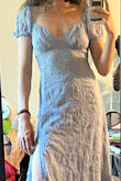 Beautiful color and design. This fits perfectly. I got mine to wear as a wedding guest but it's simple enough to wear for any event or no event at all. :) I've already got compliments from the people I showed when I tried it for the first time. Make sure you steam it to get the wrinkles out :) it's so flattering. - Maya M.