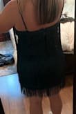 Perfect for a festive cocktail wedding reception! I was nervous to try it on since it is a bodycon style but it hid all my imperfections! The sequins were falling off a bit...hopefully, it doesn't continue too much more. - Allyson H.