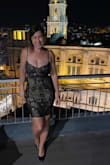 Gorgeous dress, classy and very sexy. Fabric is slightly elastic, so it hugs your body well. Straps are very thin but still offer enough support. I am usually between sizes S & M for Lulus, went for the S for this one.
As for comfort levels, the dress is a bit itchy, despite the lining, but nothing unbearable if you just wear it for dinner, a cocktail, or some social event that doesn't require too much movement. Wore the dress twice by now, and lost some sequins after each use. - Ana P.