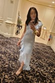 Great dress. I got so many compliments and felt so pretty. It fit perfectly with the theme for the bridal party. Also its cute enough to wear again. - Medelene T.
