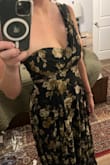 I think this dress is so beautiful and is very well-made but unfortunately, it was very tight around the bust (pancaked to my boob especially on the side with the strap). It felt a little uncomfortable on the side with the strap. I think this dress is so pretty that I might try it in a medium. - Mark R.