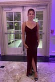 Didn't need any alteration or fixing of this dress it was perfect. I felt like it provided enough support so no bra was needed. - Darya M.