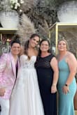This dress fit like a glove. The length was perfect for the high heels I purchased. And the color sage so beautiful. My sister who was the bride absolutely loved it!!! - Soledad C.
