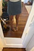 I tried this on and loved it immediately. Fit me like a glove and was a cute option instead of shorts or a skirt for the summer. However, I never was able to wear it out because the second time I tried it on the zipper broke. I was bummed, and that made it feel cheap to me. I was disappointed. - Erin M.