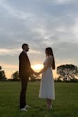 This dress had the perfect amount of grace and elegance - yet simplicity - for my sunset elopement. The bust had a good amount of support in my opinion, as long as I wore the sleeves up higher on my shoulders. Fair warning, the material stretches the longer you wear it, and it became less supportive over time. If I had more time, I would have liked to try a size S, as I think it would have snatched my bust a little better. Overall though, the M was good. If you're between sizes like me, I recommend trying both. I think the selling point of this dress for me is the material, I was surprised with how high-quality it felt. - Andjela M.