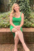 This was the perfect outfit to wear at a winery on a beautiful summer day. It was comfortable and hugged every curve, yet it was conservative enough so I didn't feel like I was exposing too much skin. The color is unique and eye-catching as well. I had "mermaid/fairy" vibes and received many compliments! - Rachael G.