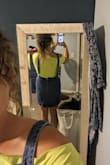 I needed this for a 90s-themed night. Fits great very comfortable. Looks exactly like the picture. - Lanita W.