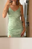 I wore this dress to my brother's wedding. It's a super nice and pretty dress! Got a lot of compliments. The top part was a little bit big, but it didn't bother as much. - Cato W.