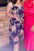 Very flattering, super pretty, and ran true to size. It was perfect for a wedding guest dress and will definitely wear it again. - Haley L.