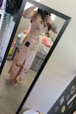 I bought this for my brother-in-law's wedding. I am one of the bridesmaids and the bride wants us to all have floral dresses since the wedding will be on the beach in Hawaii! I'm so excited to stand up there with her in my beautiful silk dress!! I'm pretty short so the length first me very different than on the models they use but I still love it! - Sara A.