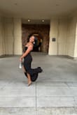 I had to find a black tie dress in all black for a wedding I was going to. I tried on this dress and instantly felt like this was the dress. For a short girl, the length was perfect, it hugged in all the right places, and for a small chest, the fit was everything. I highly recommend this dress! - Krystal J.