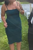 This dress is SO beautiful in person. I've never been so comfy at a wedding since the dress is stretchy BUT it is also thick and holds everything in. I got so many compliments. 10/10 would recommend buying this. I want it in every color. - Alison B.