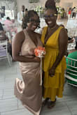 The dress fit perfect!!  The material was comfortable with vibrant color.  Night full of compliments - Yolanda L.