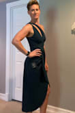 I didn't end up wearing this one, but the people I showed all loved it. Great for a girl's night out or cocktail party. It fit me perfectly without being too tight. I'm wide in the shoulders, slim/athletic build. Good quality, easy exchange, and return process. Great price! - Misty W.