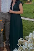 This was really flattering on me. I'm all legs and a little torso and I think the silhouette worked well for that. Wore it as a bridesmaid dress at a friend's wedding and got a lot of compliments. I did have to use fabric tape to make sure it stayed where it was supposed to be. - Sam B.
