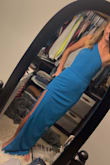 I usually go back and forth between a small and XS. I should have gone with the XS because it fits loosely around the waist making the whole dress look odd. Love the dress but not how it fits on me - Jessica