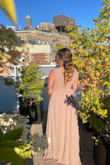 I purchased this dress for a wedding and I have to say, it fit like a glove! It was the perfect length, too, which is extremely hard to find! I couldn't be happier with my order. - Emma D.