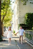This dress was great for our engagement pictures. I searched far and wide for a dress for our pictures and this dress worked out perfectly. Just a simple, classic, pretty white dress. I got quite a few compliments when wearing it and definitely want to wear it again. It was a little short and a little big on top for me, but besides that it was great and I would repurchase it. - Helen G.