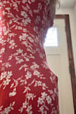 Ordered in June to wear on my August honeymoon (so it was well beyond the return window once I realized this was defectively designed). Loved the pattern, color, and cut. Fabric is thin, but everything else was so pretty I kept it. Wore and washed only once (cold wash, line dry) and the dress developed a bulge at the end of the zipper. Tried everything I could to flatten it out, but nothing worked and I learned from Google this likely means the zipper was not sewn with the right allowance for a small amount of inevitable shrinkage. Unbelievably upset I spent this much on a dress I can only wear once. It's completely unwearable with that bizarre bulge just above your butt like you have grown a little tail. - Kristina J.