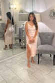 Love it! Soft material. Love the high split cut. - Nina L.