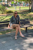 This romper is very comfortable. It is very flattering. I got a compliment the first few hours that I wore it out. My bust is smaller so I thought it might be too big on top but it fit nicely. I steamed it before wearing and it came out perfect. - Erin W.